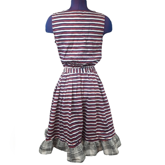 Maison Jules Customized Ruffle A-Line‎ Patriotic Dress Size Large Women's - Picture 7 of 12